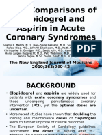 Dose Comparisons of Clopidogrel and Aspirin in Acute Coronary Syndrome