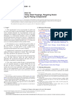 Carbon and Low-Alloy Steel Forgings, Requiring Notch Toughness Testing For Piping Components