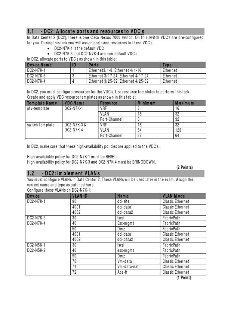 Ccie Dc Lab 2 Questions Pdf Network Switch Active Directory