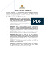 Codigo de Etica Del Estudiante Udla PDF