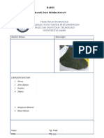 Lembar Awal Hasil Petrologi