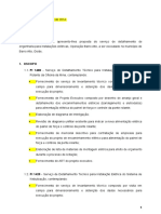 Projetos detalhados instalações elétricas mina Barro Alto