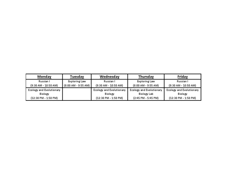 Class Schedule | PDF | Foreign Language Studies | Art