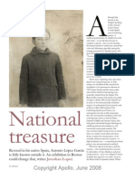 National Treasure: Antonio Lopez Garcia at The MFA Boston, Review in Apollo Magazine (UK) by Jonathan Lopez