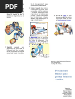 Precauciones Generales de Primeros Auxilios