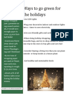 Holiday Newsletter