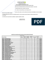 Resultado Unirio