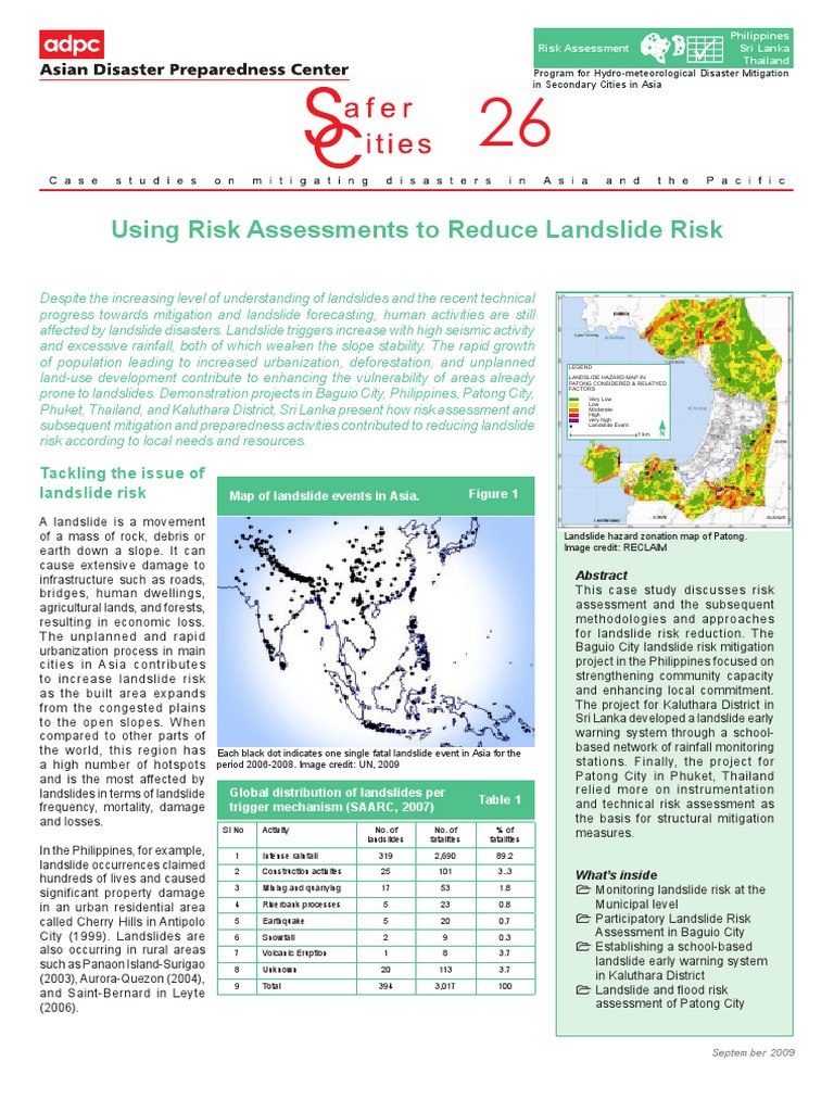 Landslide Risk Mitigation in Asia | PDF | Landslide | Flood