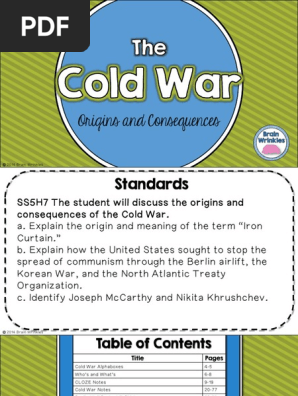 The Cold War Cold War East Germany