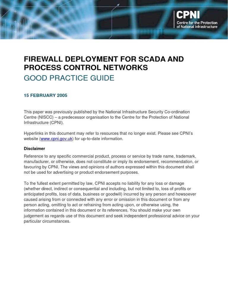 2005022gpg Scada Firewall PDF PDF Firewall Scada