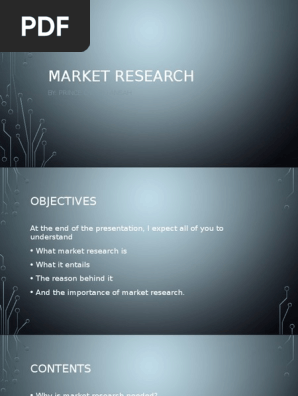 Market Research