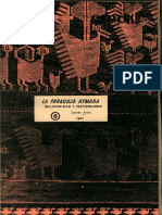 Albo Xavier 1977 La Paradoja Aymara Solidaridad y Faccionalismo PDF