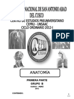 ANATOMIA 2012 - I Primera Parte