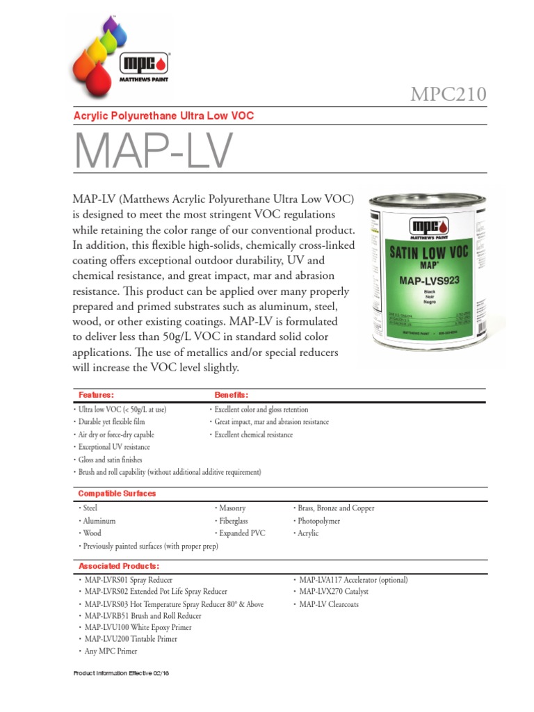 MPC210 PDF Paint Manmade Materials