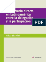 Lisidini Demcoracia Directa en America Latina
