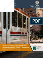 Eadic OEA Construccion Mantenimiento Explotacion Metros Tranvias Ferrocarriles Urbanos