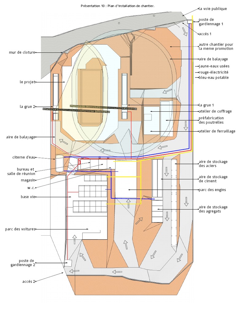 presentation 10 plan d installation de chantier a3 plan d installation de chantier a3