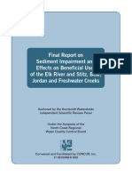 2002 Sediment Impairment and Effects on Beneficial Uses