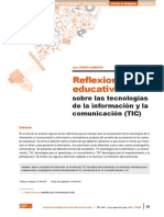 Cabero J - Reflexiones Educativa Sobre Las TICs PDF