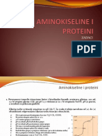 Zadaci Aminokiseline I Proteini Za Studente