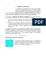 Teorema de Pitágoras: h^2=c1^2+c2^2