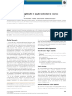 Intravenous Immunoglobulin in Acutte Sydenham