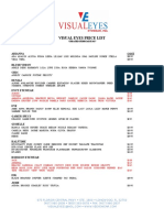 Onesight Price List Visual Eyes