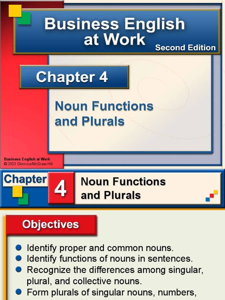 Business Class PDF Grammatical Number Plural