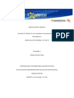 Actividad 10 Estudio de Caso Liquidación de Prestaciones Sociales