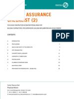 Quality Assurance Checklist (2) : Process Guideline