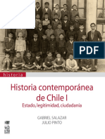 Salazar, Gabriel; Pinto, Julio. Historia Contemporánea de Chile I