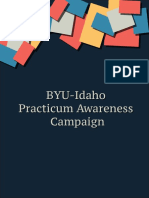 BYU Idaho Practicum Awareness Campaign