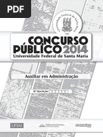 Auxiliar Em Administração UFSM 2014