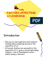 Factorsaffectingsecondlanguagelearning Viewpoints