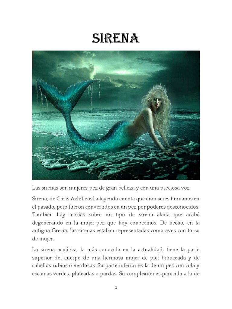 Libro De H2o Sirenas Del Mar Sirena