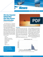 Oil & Gas Separator Optimisation: Real Time Process Characterisation