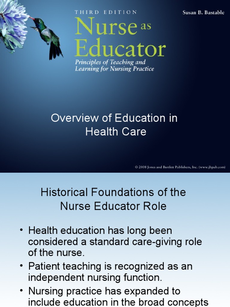 Overview of Education in Health Care | PDF | Health Care | Nursing