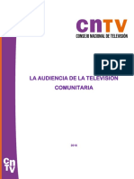 La Audiencia de La Televisi N Comunitaria