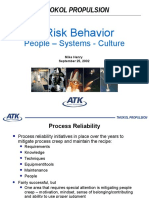 At Risk Behavior: Thiokol Propulsion