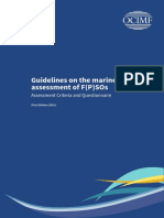 Guidelines On The Marine Assessment of F P SOs Assessment Criteria and Questionnaire