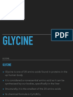 Glycine in The Human Body - Presentation