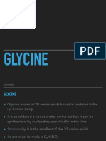 The Benefits of Glycine, the Smallest Amino Acid