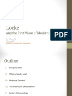 Locke and The First Wave of Modernity