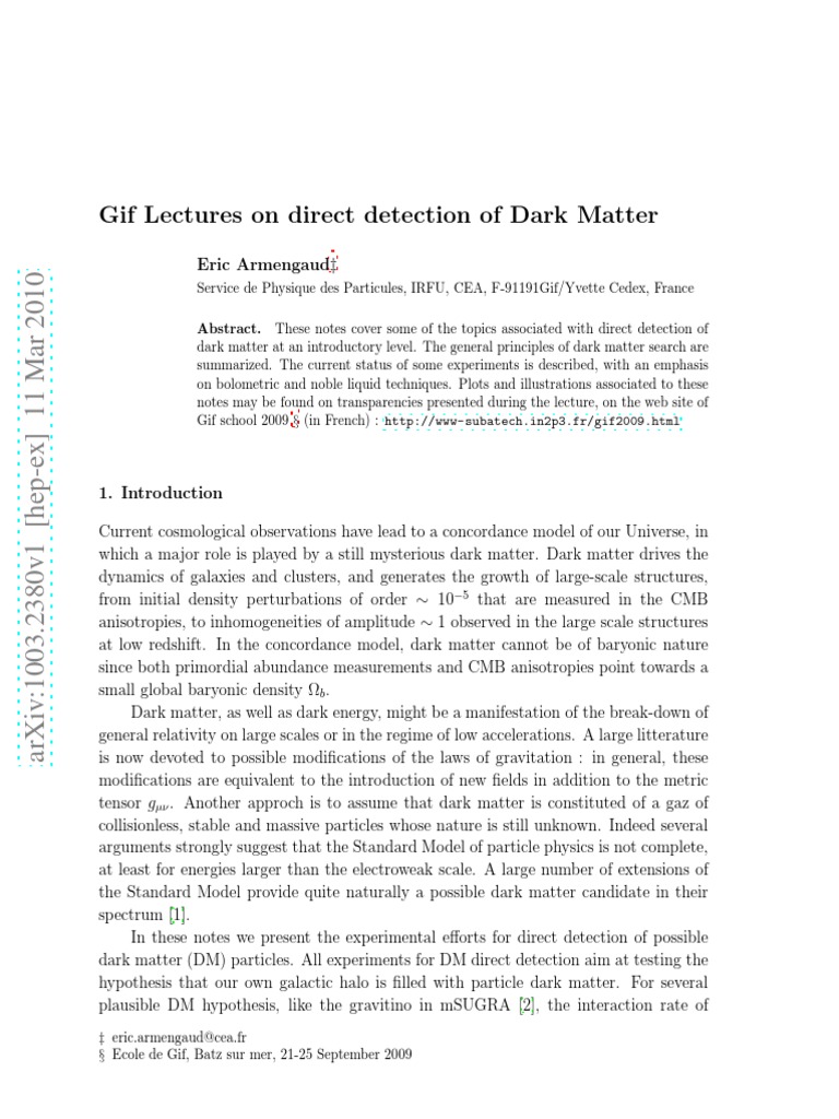 Is dark matter real image