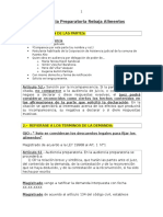 ESQUEMA Audiencia Preparatoria Rebaja Alimentos