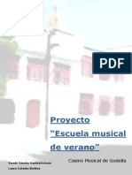 Escuela musical de verano