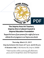 Smyrna Art Show Invite 2017 PDF