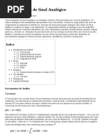 Processamento de Sinal Analógico
