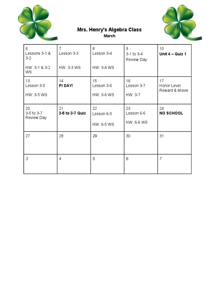 Weebly Algebra I | PDF