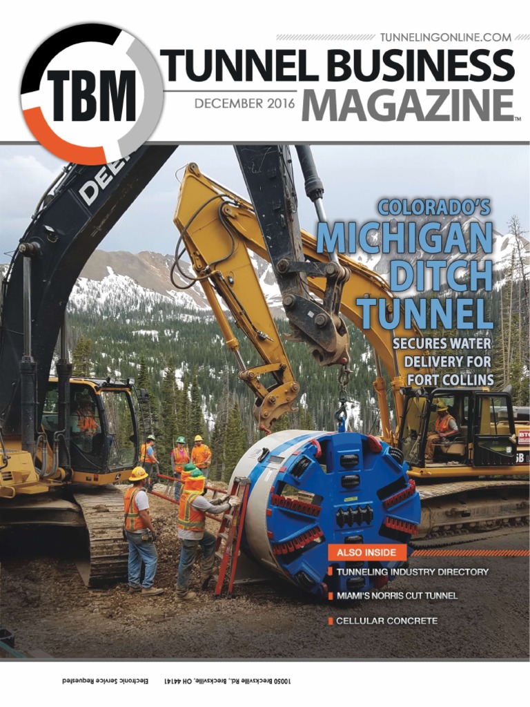 Tunneling Business Magazine 2016 PDF Tunnel Engineering